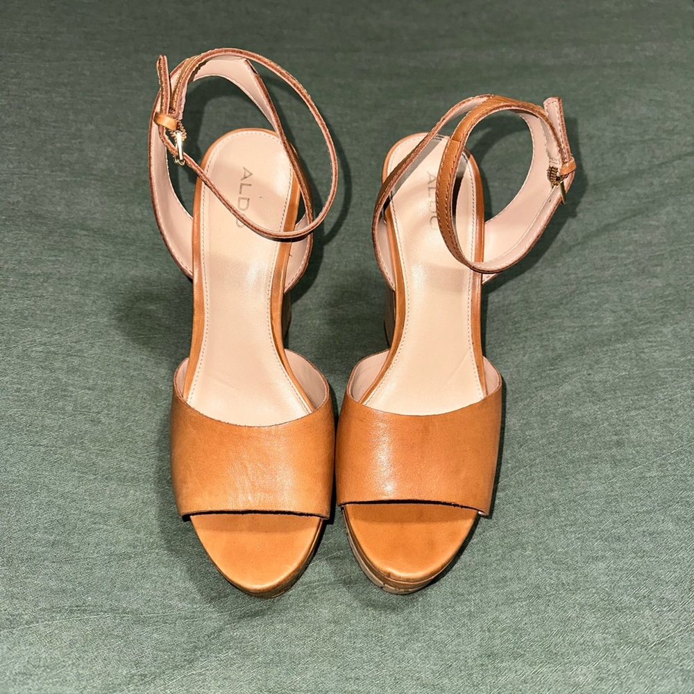Aldo womens wedge open toe sandals